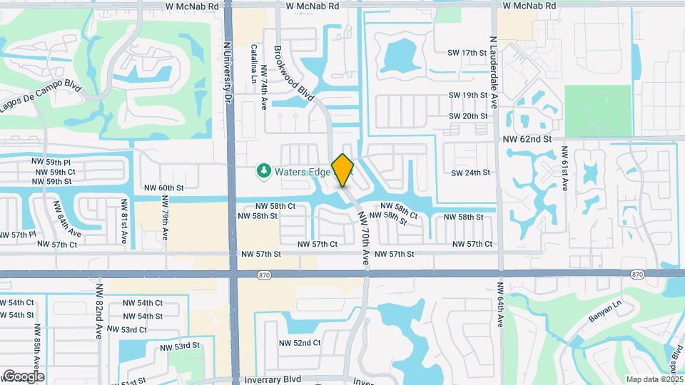 5817 NW 70th Ave Map and Location Details