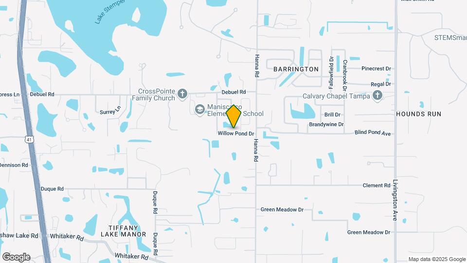 17519 Willow Pond Dr Map and Location Details