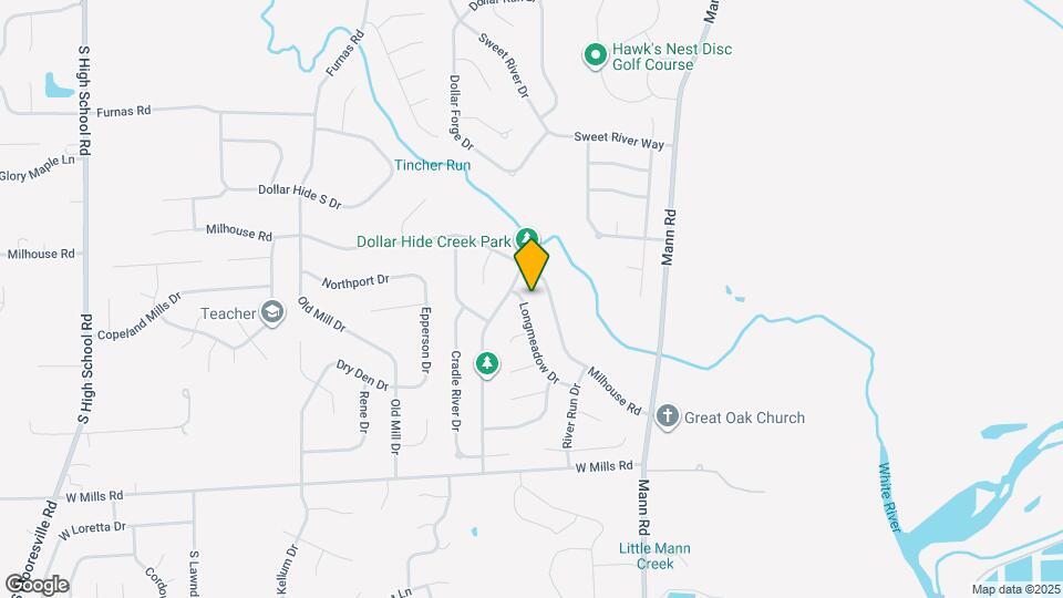 6113 Longmeadow Dr Map and Location Details