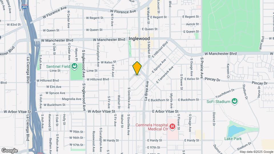 130 E Hillcrest Blvd Map and Location Details