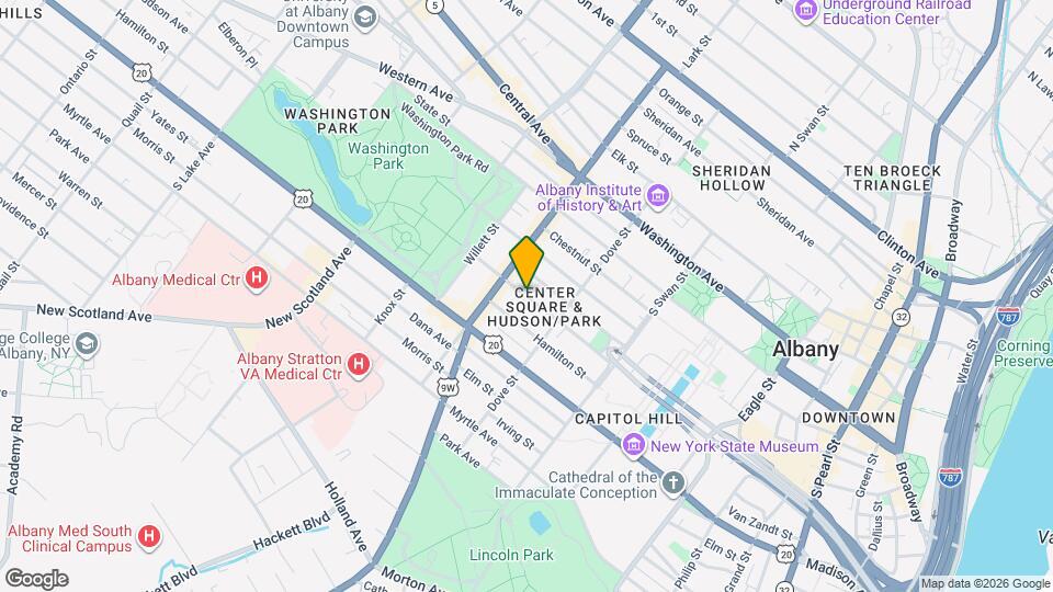 330 Hudson Ave Map and Location Details