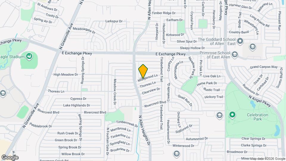 1308 Mistywood Ln Map and Location Details