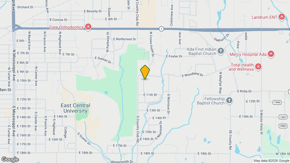 136 N Crown Point Dr Map and Location Details