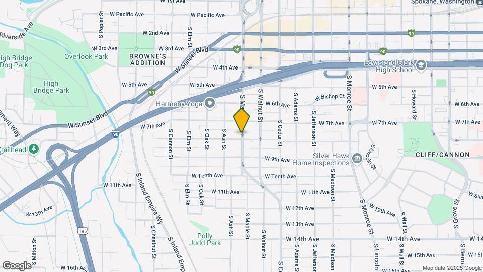 1608 W 8th Ave Mapa y Detalles de la Ubicación