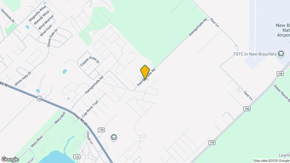 722 Saengerhalle Rd Map and Location Details