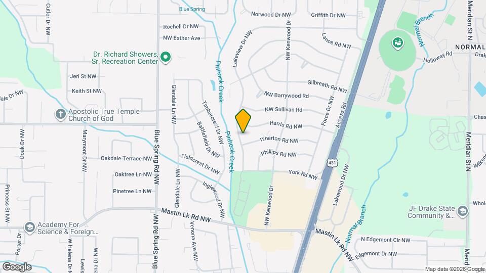 3902 Lakeview Dr NW Map and Location Details
