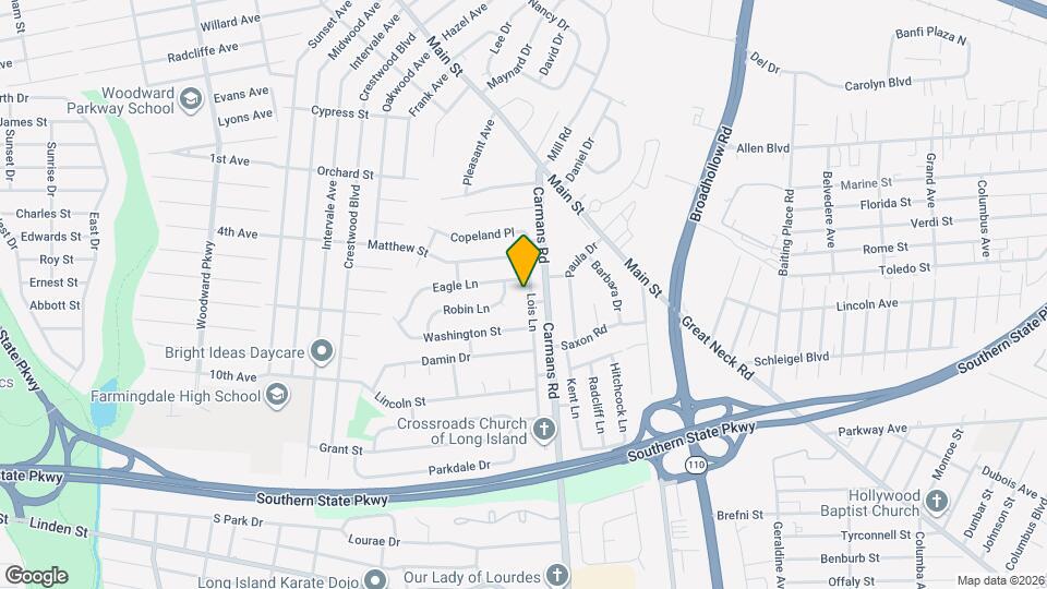 14 Lois Ln Mapa y Detalles de la Ubicación