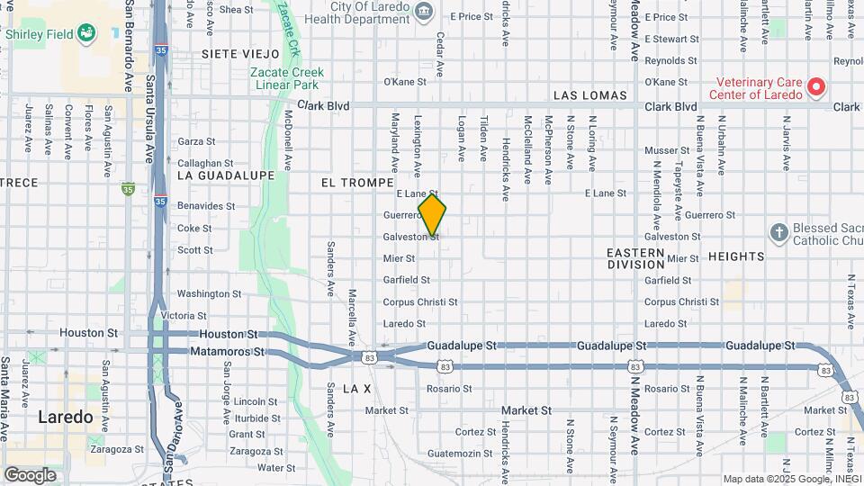 613 Galveston St Map and Location Details