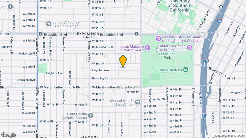 1101 Leighton Ave Map and Location Details