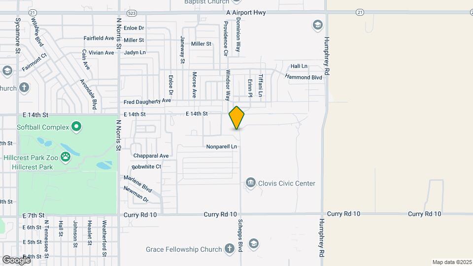 2717 Aldrich Rd Map and Location Details