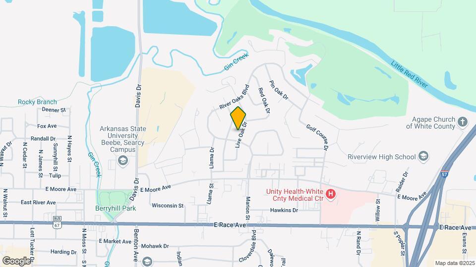 103 Live Oak Dr Map and Location Details