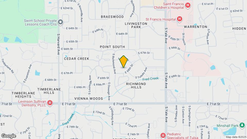 4311 E 68th St Map and Location Details