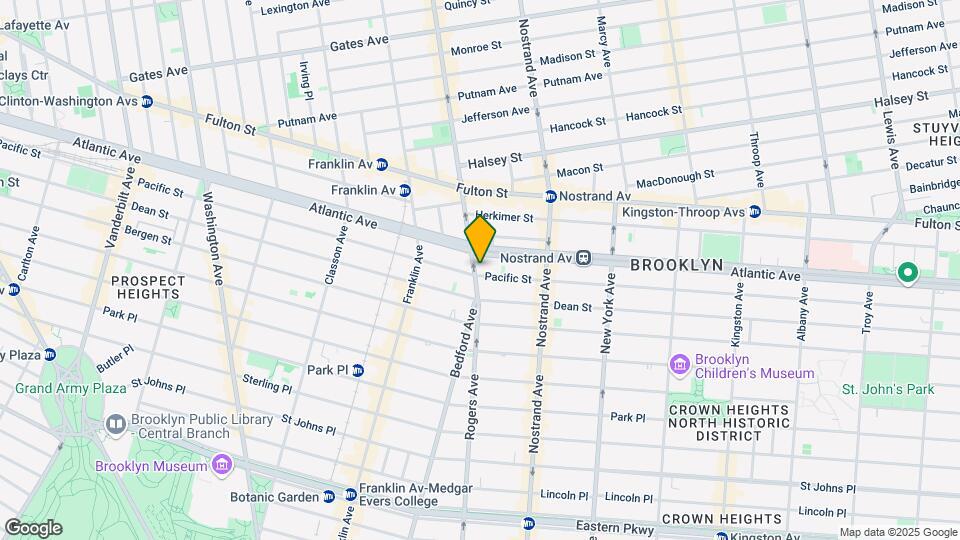 1321 Bedford Ave Map and Location Details
