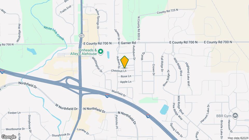 722 Chestnut Ln Map and Location Details