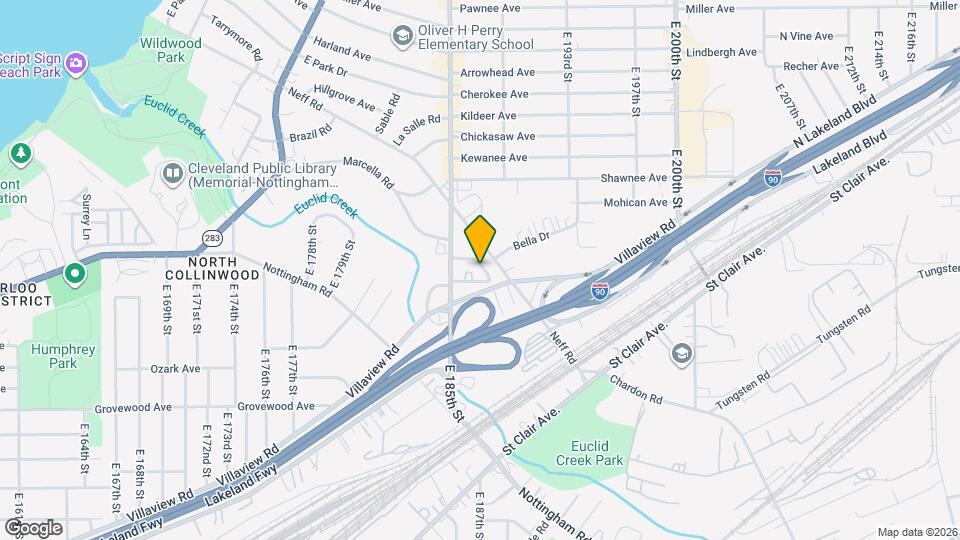 18531 Glenfield Rd Map and Location Details