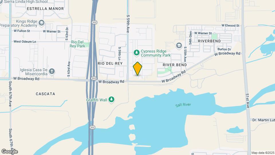 5821 W Pueblo Ave Map and Location Details