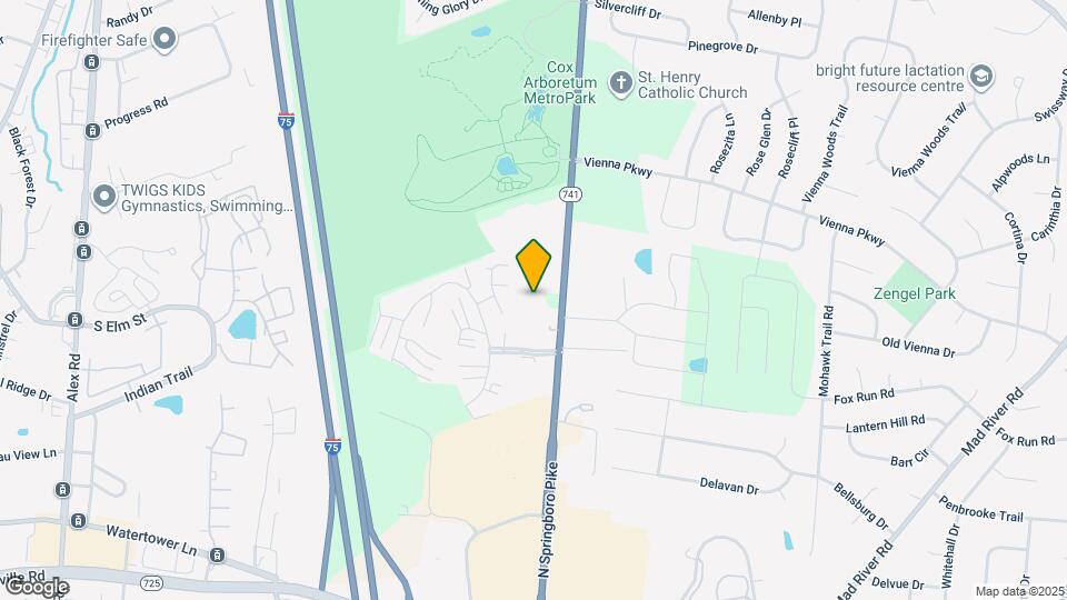 7127 N Springboro Pike Map and Location Details