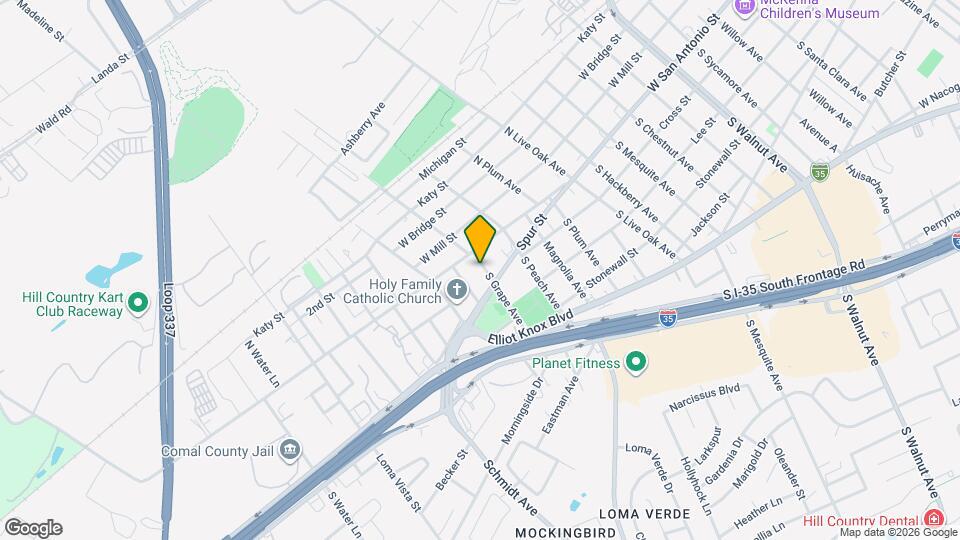 156 S Grape Ave Map and Location Details