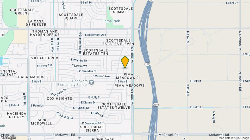 2342 N 87th Way Map and Location Details