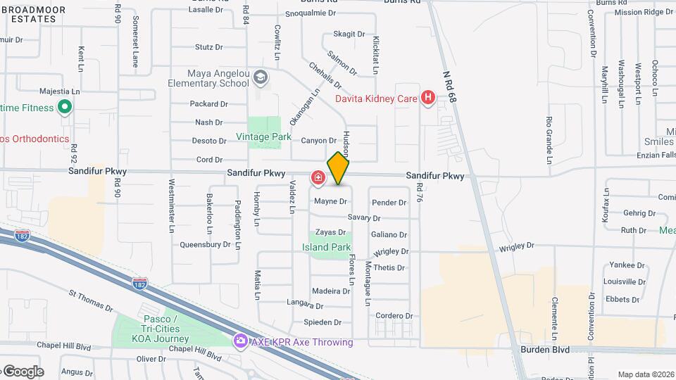 7912 Redonda Dr Map and Location Details