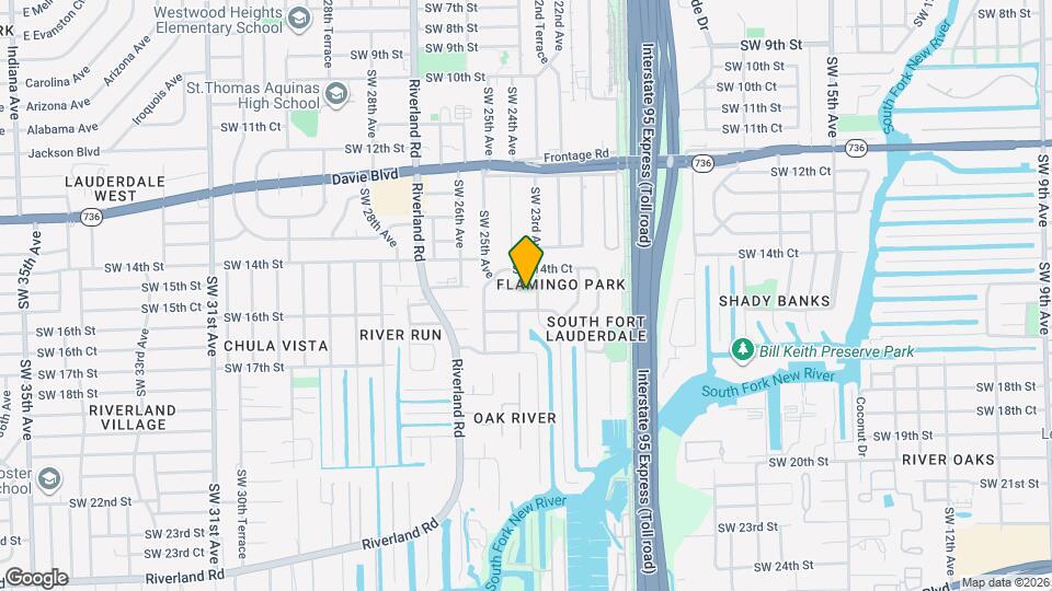 2340 SW 15th St Map and Location Details