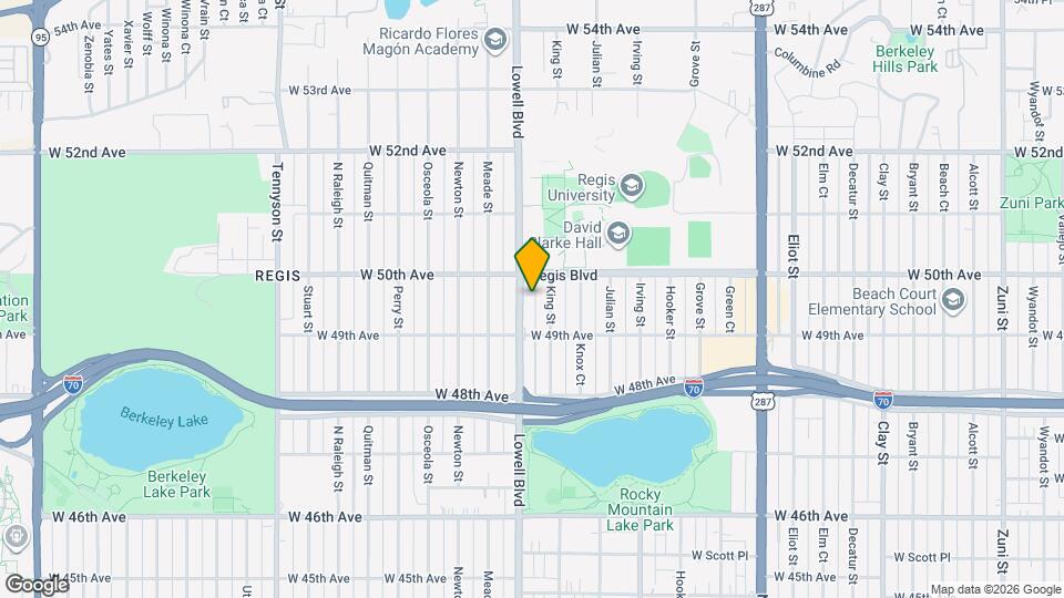 4966 Lowell Blvd Map and Location Details