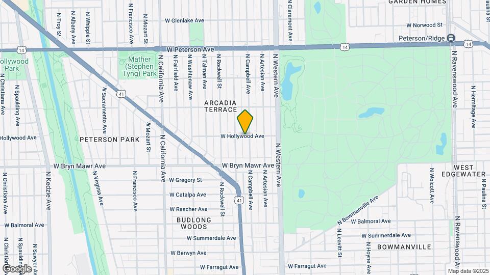 5658 N Campbell Ave Map and Location Details