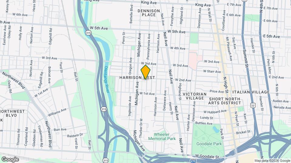 1021 Pennsylvania Ave Mapa y Detalles de la Ubicación