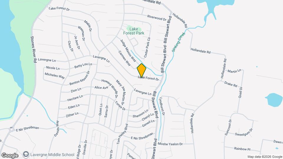 205 Lake Forest Dr Map and Location Details