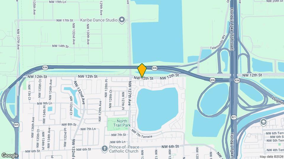 12617 NW 11th Ln Map and Location Details