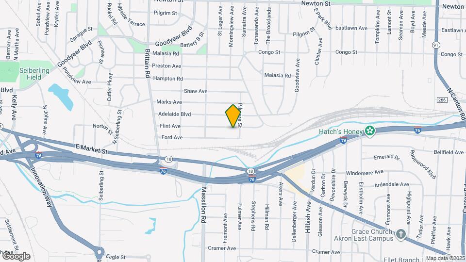 1894 Flint Ave Map and Location Details