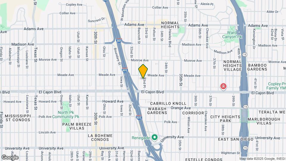 4360 33rd Pl Map and Location Details