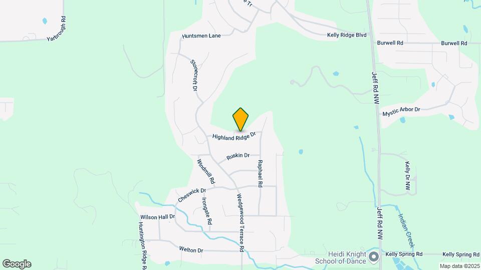 109 Highland Ridge Dr Map and Location Details