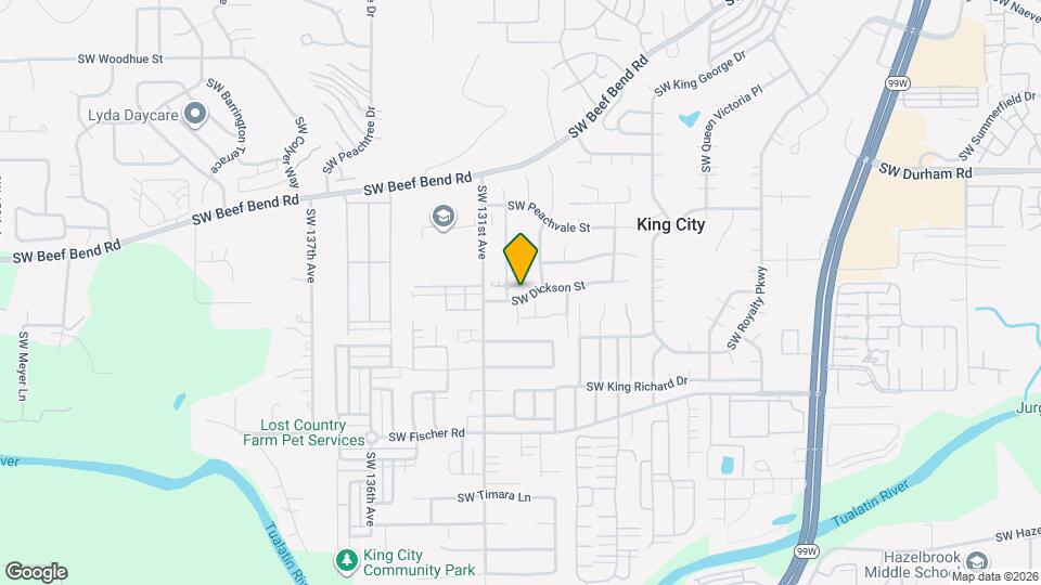 16444 SW 130th Terrace Map and Location Details