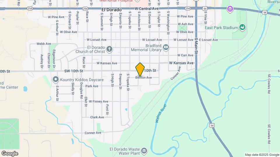 1000 S Atchison St Map and Location Details