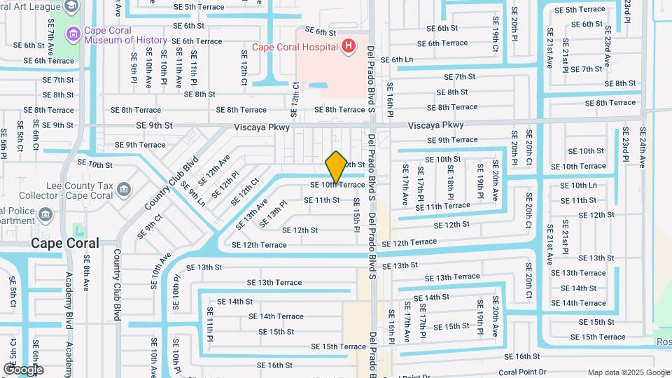 1436 SE 10th Terrace Map and Location Details