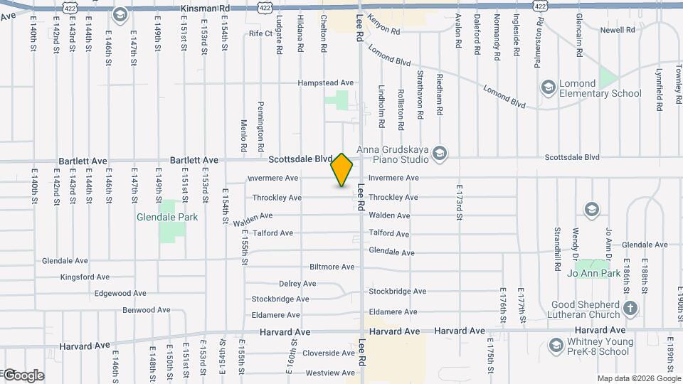 16317 Throckley Ave Mapa y Detalles de la Ubicación