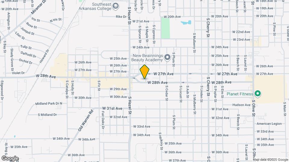 2001 W 28th Ave Map and Location Details