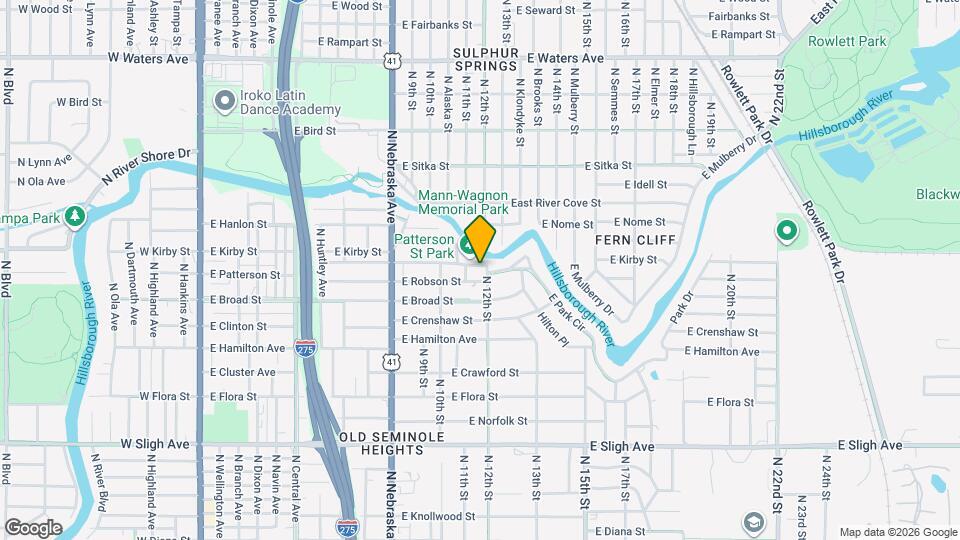 1109 E Patterson St Map and Location Details