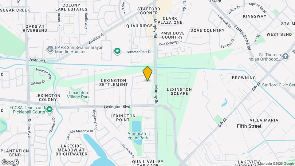 3811 Lexington Grove Ct Map and Location Details