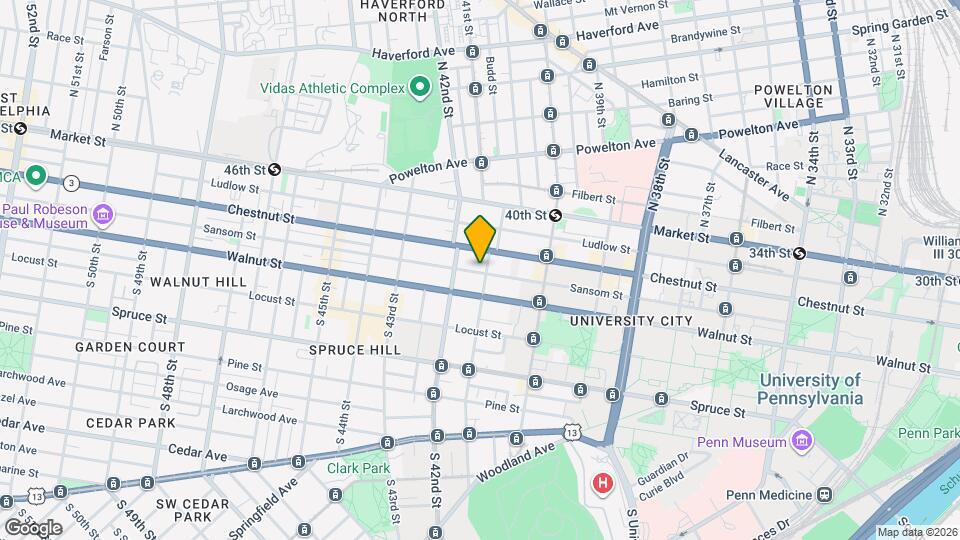 107 S 41st St Map and Location Details