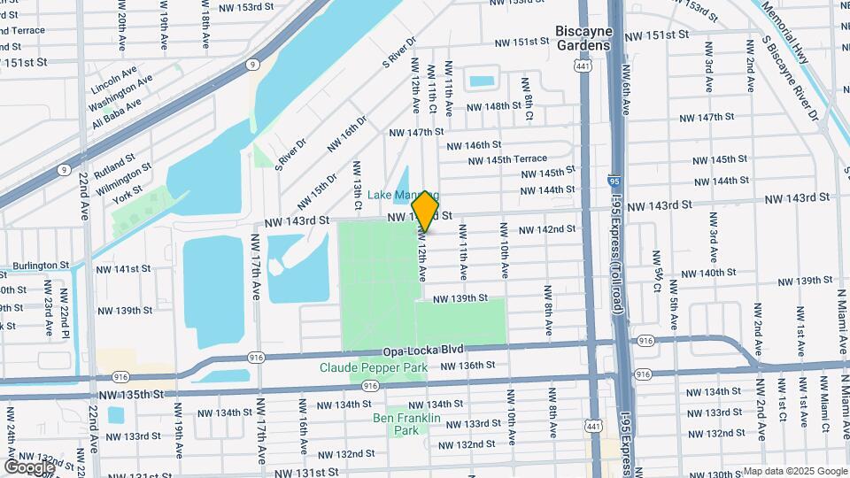1170 NW 142nd St Map and Location Details