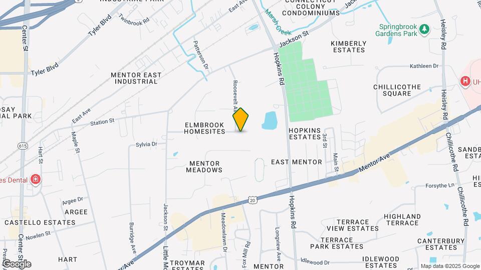 8896 Spring Valley Dr Map and Location Details