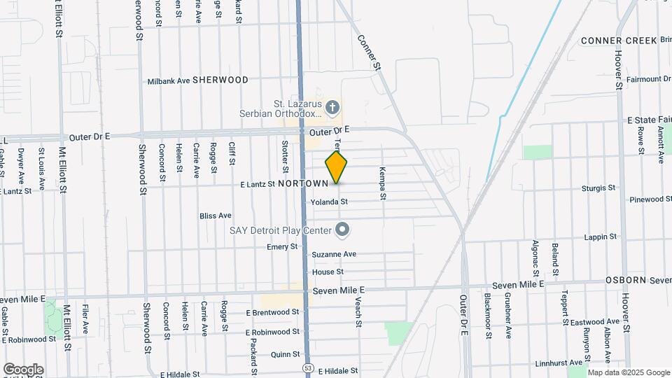 8092 E Lantz St Map and Location Details