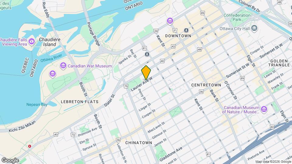 500 Ave. Laurier Map and Location Details