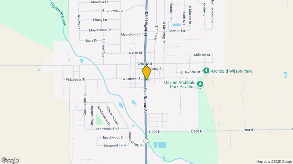 207 S Jefferson St, Unit Upstairs Unit Mapa y Detalles de la Ubicación