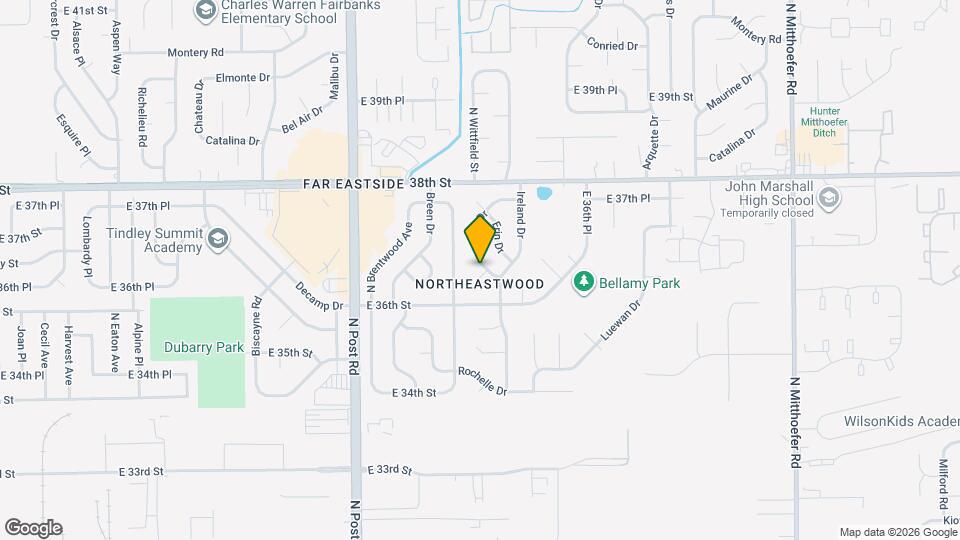 3644 Celtic Dr Map and Location Details