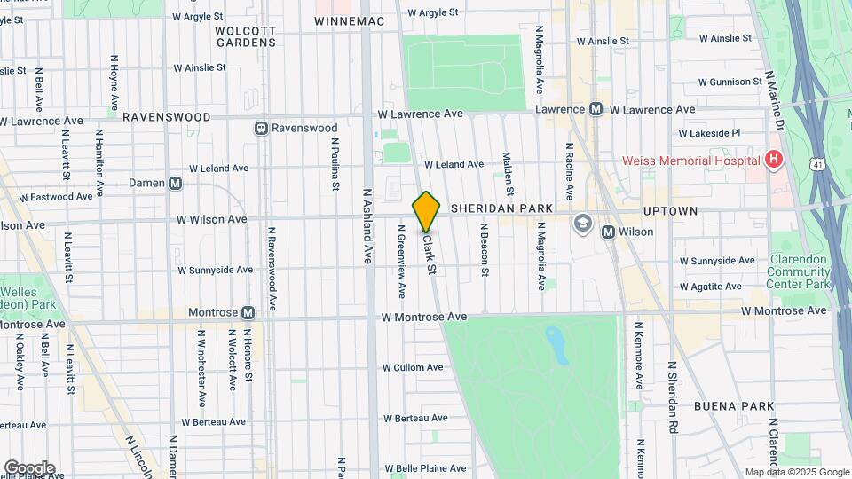 4552 N Clark St Map and Location Details