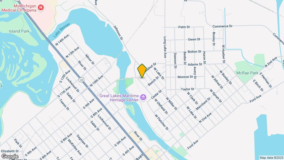 623 W Oldfield St Map and Location Details