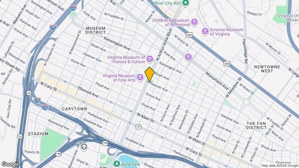 2711 Hanover Ave Map and Location Details